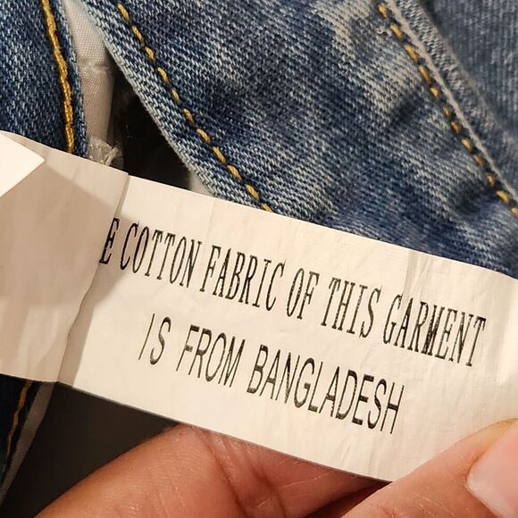 Kiwi Denim Jeans Womens Size Large Blue Color Drop Rhinestones. - Picture 16 of 16